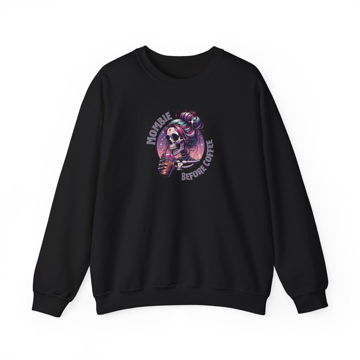 Mombie Before Coffee Crewneck Sweatshirt