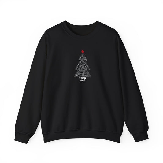 Choose Joy Adult Christmas Crewneck Sweatshirt